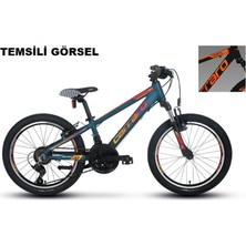 Carraro 20J Carraro Force 200 Çocuk Dağ Bisikleti - Mat Antrasit Turuncu Beyaz