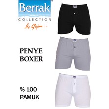Erkek Penye Boxer 3'lü Paket