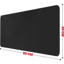 Aksesuarcı Yüksek Kalite 90X40 Büyük Boy Xxl Mouse Pad Kauçuk Alt Taban, Yumuşak Kumaş Oyuncu Mousepad, Bilgisayar ve Dizüstü Bilgisayar Uyumlu 90 40 Mouse Pad
