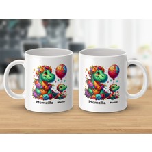 Kişiselleştirilmiş Momzilla Canavarların Annesi Kupası, Özel Anne Hediyesi Için Özel Godzilla