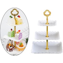 Dogula Üç Katmanlı Cupcake Standı Pasta Tabağı Ş Depolama Töreni (Yurt Dışından)