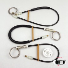 BMW 5 Serisi E60 E61 2003-2010 4/5 Kapı 51337184383 İçin Elektrikli Ön Sol Cam Kriko Tamir Seti