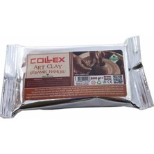 Collex Seramik Hamuru 500 gr Kahverengi KOD:2108