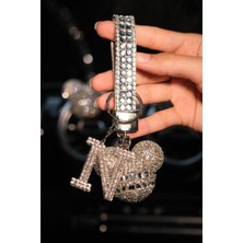 Gümüş Panda Anahtarlık + Harf