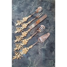 Tüy 5 Parça Servis Seti Gold