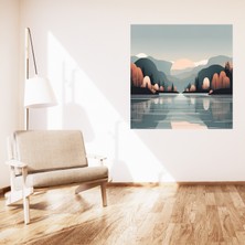 Ti Play Minimalist Doğa ve Manzara Berrak Çerçevesiz Pvc Tablo