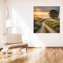 Minimalist Doğa ve Manzara Doğa ve Toprak Yol Çerçevesiz Pvc Tablo