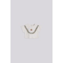 Layette Bg Store Kız Bebek Ekru Tshirt