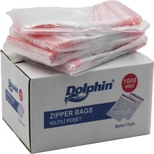 Dolphin 9cm x 11cm Kilitli Poşet 1000 Adet