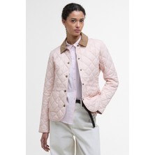Barbour Deveron Kapitone Ceket PI14 Primrose Pink/ıce White