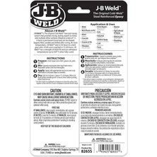 JB Weld Adhesive Weld - Çiftli Epoksi Yapıştırıcı ve Tamir Macunu Metal Dolgulu
