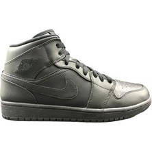 Nıke Aır Jordan 1 Mıd Siyah Erkek Ayakkabı 554724093 M-147