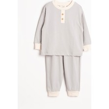 Vauva Mevsimlik Uzun Kollu Kız Erkek Çocuk Pijama Takımı