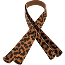 Angel Çanta Aksesuar 70X3 cm Suni Deri Leopar Renk Çift Çanta Sapı