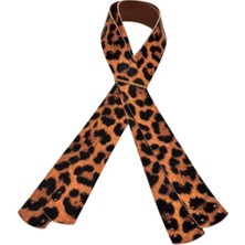 Angel Çanta Aksesuar 80X3 cm Suni Deri Leopar Renk Çift Çanta Sapı