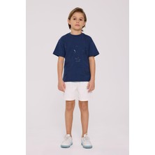 Nebbati Bg Store Erkek Çocuk Lacivert Tshirt