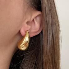 nerora Bottega Damla Çelik Küpe