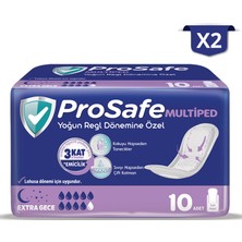 Prosafe Multiped Gece 10'lu x2