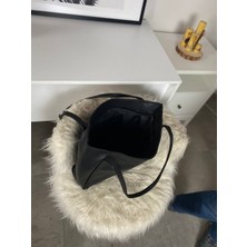 Mirela Maxi Acı Kahve Omuz Çantası