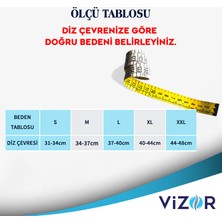Vizor - Code 504-A Menteşeli Önü Yarım Açık Dizlik