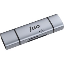 Juo USB 3.2 Type-C ve Usb-A Otg Sd / Micro Sd Hafıza Kart Okuyucu