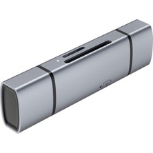 Juo USB 3.2 Type-C ve Usb-A Otg Sd / Micro Sd Hafıza Kart Okuyucu