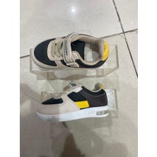 Aysun Ayakkabı Haki ve Bej Anorak Dış Meteryal Bebek Spor Ayakkabı