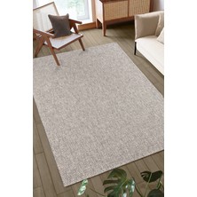 Kreasyon Halı Doku DH003 Gri  Hav Toz Vermez Salon Mutfak Koridor Oturma Odası Yolluk Dokuma Kilim