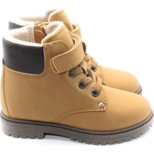 KU&PA SHOES TIMBER SÜET GÖRÜNÜMLÜ SICAK ASTARLI ÇOCUK BOT CAMEL - 3006