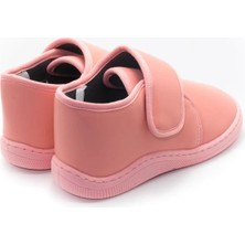 KU&PA SHOES PAS DERİ GÖRÜNÜMLÜ SICAK ASTARLI PANDUF PEMBE - 2003