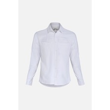 Vaneda V-Clutch Erkek Gömlek Beyaz