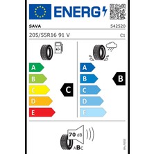 Sava 205/55 R16 91V Intensa Hp2 Oto Yaz Lastiği ( Üretim Yılı : 2025 )