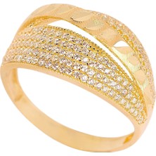 Cigold Taşlı Yüzük 14 Ayar Altın 3.34 gr OA-C12101029037