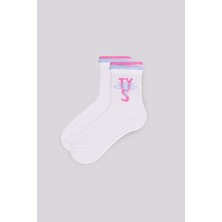 Kız Çocuk Beyaz Çorap