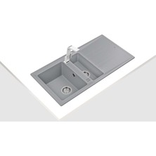 Teka Stone 60 B-Tg Metallic Grey Granit Eviye