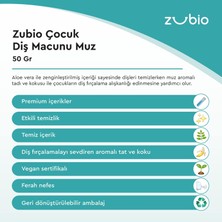 Zubio Florürsüz Çocuk Diş Macunu Muz 50 gr