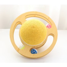 Bi Gru Kedi Kazma Eğlenceli Oyuncak - Sisal Tekerlek Parçası Eğlence Diski Küresel Tumbler - Aşınmaya Dayanıklı Kedi Tırma Tahtası ve Oyuncak (Yurt Dışından)