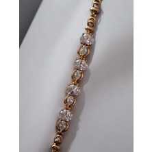 Noshnosh 18K Rose Gold Zirkon Taşlı Xuping Özel Seri Vip Bileklik