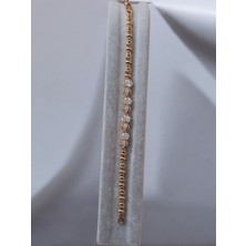 Noshnosh 18K Rose Gold Zirkon Taşlı Xuping Özel Seri Vip Bileklik