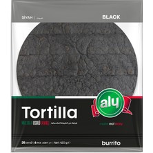 Aly Siyah Tortilla 25 cm 6' Lı