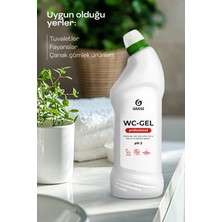 Grass Wc-Gel Professional Ağır Kirler Için Klozet Temizlik Ürünü Set 750ML X2