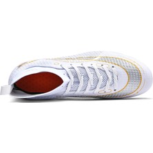Mars Store1 Çocuk Futbol Ayakkabıları, Yüksek Yardım Erkek Kız Spor Futbol, Beyaz (Yurt Dışından)