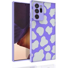 Atlas Galaxy Note 20 Ultra Kılıf Desenli Kamera Korumalı Parlak Nora Kapak-No6