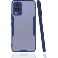 Atlas Vivo V21 Kılıf Parfe Kapak-Lacivert