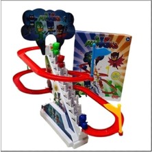 Pj Masks Pj Maskeliler Sesli Işıklı Dön Dolaş Merdiven Çıkan Kayan Kahramanlar 16 cm