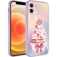 Atlas iPhone 12 Kılıf Kamera Korumalı Desenli Sert Silikon Epoksi Kapak-No11