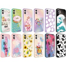 Atlas iPhone 12 Kılıf Kamera Korumalı Desenli Sert Silikon Epoksi Kapak-No11