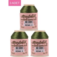 3 Adet Altınbaşak Oya ve Dantel Ipi 20 gr - Royaleks - No: 002
