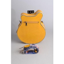 Miomia Kadın Sarı Özel Tasarım Gitar Şeklinde Çanta