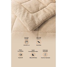 Evlen Home Collection Ultra Yumuşak Çift Taraflı Wellsoft Peluş Yorgan Çift Kişilik (Battaniye / Nevresim) 200X220 cm